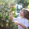 Machine à bulles alimentée par piles pour jouer au sable, eau amusante, Machine à bulles pour enfants, fabricant de bulles en forme de dinosaure de dessin animé, jouet portable pour jeux de fête pour enfants