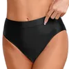 Kvinnors trosor #M-XXL Womens Glossy Smooth Briefs Elastic Waistband Underwear Stretchy Underpants Shorts Badkläder Träning Fitness Yoga