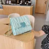 Fashion Heart Baby Girls Small Shoulder Bags Kids Coin Purse Accessories Handbags Lovely Childrens Mini Square Messenger Bag 240227