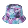 Casquettes de baseball Nouveau chapeau de pêcheur d'impression 3D cravate teint chapeau de bassin double face pour hommes et femmes pare-soleil de protection solaire en plein air en été