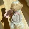 Vêtements pour chiens Jupe gonflée florale Vêtements pour animaux de compagnie Robe à bretelles Vêtements Chiens Super Petit Mignon Chihuahua Imprimer Été Café Fille Mascotas