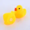 Party Favor Fashion Bath Water Duck Toy Baby Small DuckToy Mini Yellow Rubber Ducks Children Swimming Beach Gifts