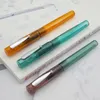 Oryginalny Platinum Fountain Pen Prefounte 3 Kolory Przezroczyste 03 mm stal nierdzewna NIB School School for For Pisma Birthstone 240306