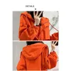 Plus Size S-3XL Women Trench Jacket Long Hooded Windbreaker Zipper Drawstring Waist Spring Autumn Chic Fashion Casual Loose Coat 240307