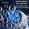 Sand Play Water Fun Electric Automatic Light Bubble Machine Astronaut Bubbles Gun Summer Beach Bath Outdoor Game Fantasy Toys for Children Barn Gift