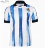 Koszulki piłkarskie 2024 Real Sociedad Jersey Oyarzabal Sadiq Andre Silva Zubimendi Brais Mendez Merino Le Normand Gorosabel Home Men Football Shirt Kids KITH240307