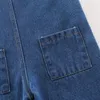 IENENS Bambini Vestiti per neonati Maglione Ragazzi Ragazze Salopette Tutina per neonati Pantaloni Denim Jeans Salopette Tuta per bambino 2 3 4 5 6 Anni 240226