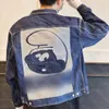 Veste de nouveau en jean 24SS, veste de tendance de la mode print