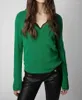 Women's Sweaters Winter Ethnic Style Hand-knitted Hem Slit Cashmere Sweater