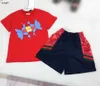 Survêtements de marque pour enfants Ensemble de t-shirt pour bébé multicolore en option Taille 100-160 CM Ensemble deux pièces T-shirt et short pour garçons avec impression de motifs de bonbons 24 mars