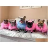 Abbigliamento per cani Colorf Abbigliamento per cuccioli Designer Piccolo gatto Maglione di lusso Cappotto di pelliccia di barboncino Schnauzer Yorkie 230301 Consegna di goccia Dhfm7