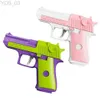 Gun Toys Plastic EDC Fidget Toys Non-Firing Bullets Toy BPA Free Realistic 3D Mini Toy Gun Collective Toys Best Gifts for Kids Children YQ240307