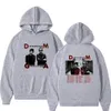 Felpa con cappuccio British Band Depeche Cool Mode Ghosts Again World Tour 2023 Tuta grafica Uomo Donna Moda Felpa con cappuccio in pile oversize 240301