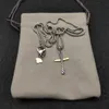 Dy eenvoudige mannen ketting lange gedraaide kabel draad man ketting met hanger parel diamant designer ketting voor vrouw cadeau gratis verzending zh142 B4