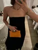 Collier pendentif à breloque de qualité de luxe, avec diamants et perles de couleur noire, plaqué argent, avec boîte à tampons, PS3090B, 2024