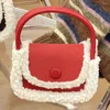 Omuz çantaları kadınlar kabarık tote sling çantası moda bulanık crossbody casue furry satchel hobo faux kürk çanta kış işe gidip gelme çanta