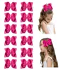 10 PCS 6quot Big Grosgrain Ribbon Hair Hair Alligator Clips Hair Association for Little Teen Toddler Girls6113967