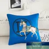 Oreiller en Satin imprimé grand cheval, mode moderne Simple, nouvel hommage, coussin de siège de canapé de maison, dossier de chevet de chambre d'échantillon