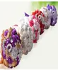 Underbara bröllopsblommor Ramos de Novia Elegant Pearl Bride Bridesmaid Wedding Bouquet Crystal Sparkle 2015 New Artificial Wedding3918722