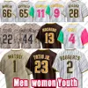 23 Fernando Tatis Jr Beyzbol Padres Jersey Manny Machado Joe Musgrove Yuki Matsui Xander Bogaerts Tony Gwynn Ha-seong Kim Jose Azocar Jose Azocar Robert Suarez