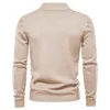 Maglioni da uomo Maglione primaverile Base Pullover Tinta unita Temperamento caldo Colletto centrale Multicolore