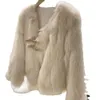 Cappotto in pelliccia Hayning da donna New Fox Hair Youth Winter 701293