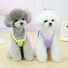 Cão vestuário bonito pintainho impressão filhote de cachorro gato colete estilingue verão roupas para cães pequenos chihuahua shih tzu camisas mascotas roupas outfit