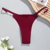 Frauen Baumwolle Tanga Höschen Unterwäsche Sexy G-String Höschen Niedrige Taille Komfort Baumwolle T Panty Dessous Slips Unterwäsche