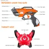 Sand Play Water Fun Laser Tag Gun Set 4 Game Games Electric Infrared Toy Gun Weapons Childrens Laser Gun Boys Indoor and Outdoor Sports Q240307