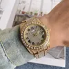 مصمم رجالي Diamond Watches Sport Watches for Men Full Diamond Watch Auto Date Clock Fashion Luxury Quartz Wristwatches