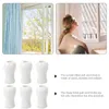 Curtain Retro Fan Bed Cable Accessories Blind Wooden Pendant (white) 6pcs Hanging Pulls For Fringe