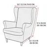 Chair Covers Armchair Cover Milk Silk Sofa Slipcover With Cushion Modern 2PCS