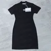 Designers Letters Women Knits Dresses Denim Skirt Style Knit T Shirts Casual Leggings Pants Party Short Dress Clothing2024