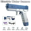 Toys Gun Gun Toys Electric Water Gun hela automatisk skjutpistol Summer utomhusbarn Vattenpistolleksak 240307