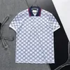 2023 Polos de créateurs Hommes Polos de luxe Casual Mens T-shirt Snake Bee Lettre Imprimer Broderie Mode High Street Man Tee Taille asiatique M-3XL