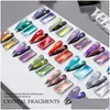 Vernis à ongles 15 couleurs Sparkly Sky Gel magnétique Violet Bleu Holographique Chat Magique Soak Off UV Aimant Art 230712 Drop Livraison Dhthr