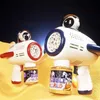 Piasek zabawa woda zabawa astronauta bąbelowa maszyna zabawka broń ręcznie oko koordynacja bąbelka dmuchawa ręczna bąbelka na zewnątrz zabawki