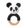 Mobiler# Mobiler Baby Panda Coghet Rattle Teether Toys Music Rattles For Kids Wood Babies Gym Montessori Childrens Mobile Crib Gift Dhl0u