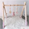 Hochets Mobiles Hochets Mobiles Simple En Bois Né Bébé Fitness Rack Enfants Sensoriel Anneau-PL Jouet Enfants Chambre Décorations Gym Bois Nor Dh0Qp