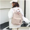 Outdoor Bags Ll Studen Oxford Backpacks Students Laptop Bag Gym Excerise Bags Knapsack Casual Schoolbag Drop Delivery Sports Outdoors Dhg3N