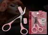 Pink Eyebrow Trimmer Scissors With Comb Lady Woman Men Hair Removal Grooming Shaping Shaver eye brow trimmer Eyelash Hair Clips7061466