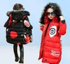 Teenage Girls New Black Red Coat Coat Winter Winter Clothes Assume for Size 6 7 8 9 10 11 12 13 14 Year