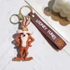 Sky Slam Dunk Cartoon -keychain زوجان رائعان دمية صغيرة حقيبة دمية قلادة Creative Car Keychain