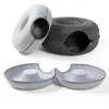 Donut Cat Bed Tunnel Tunnel House de Use dupla Cesta interativa Play Toy Kitten Sports Game Game Treining Toys Supplies Indoor Supplies 240226