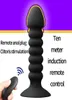 Anal Plug Bead Dildo Vibrator med Suction Cup Remote Control Butt Plug Man Prostate Clitoris Massager Vuxna sexleksaker för kvinnor M1806742