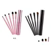 Makeup Brushes Set 5Piece Face Cosmetic Brush Beginner Tools Eyeshadoweyebrowlipseyeliner With Color Iron Tube5977255 Drop Delivery Dhaqz