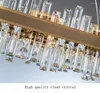Kroonluchters Moderne Led Kristallen Kroonluchter Voor Eetkamer Creatief Ontwerp Luxe Home Decor Gouden Lamp Ovale Lichtarmatuur