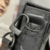 Designer de luxo homens e mulheres bolsa mensageiro sacos cor preta pequena caixa de bolsa clássica adequada para a vida diária moda all-match deve