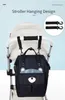 Waterproof Mummy Diaper Backpack Cartoon Design Mother Maternity Nappy Travel Bag Large Capacity Baby Care Nursing Stroller Bags 240307