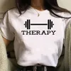 女性用TシャツCrossFit Fitness Shirt女性グラフィックサマーマンガトップガールY2K服